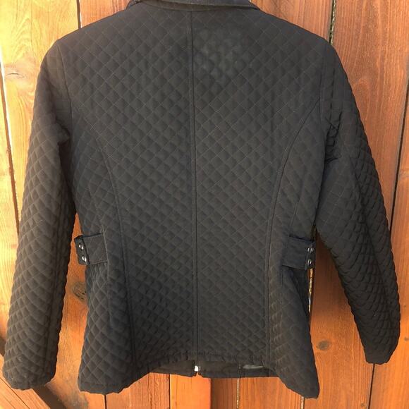 Vintage Esprit women’s M black quilted jacket - Picture 3 of 7